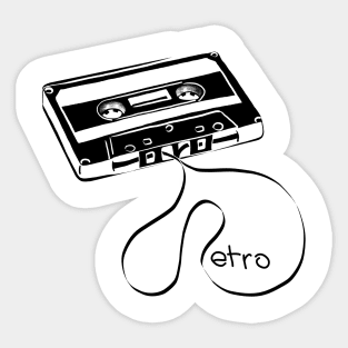 Reelin' Retro Sticker